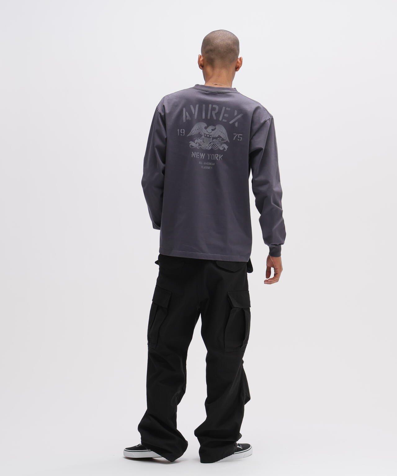 STENCIL L/S T-SHIRT | AVIREX（アヴィレックス） ｜【公式】通販mix