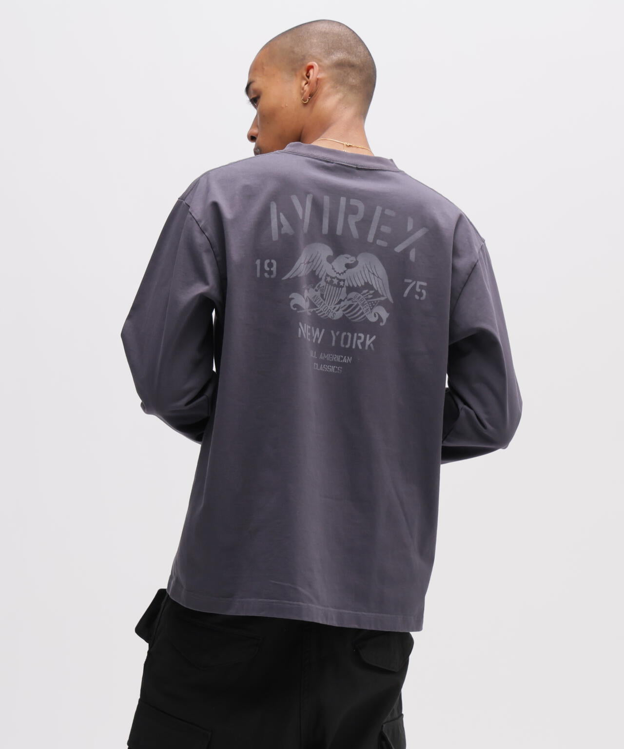 STENCIL L/S T-SHIRT | AVIREX（アヴィレックス） ｜【公式】通販mix