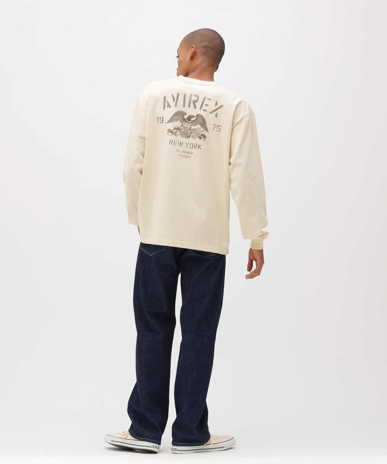 STENCIL L/S T-SHIRT | AVIREX（アヴィレックス） ｜【公式】通販mix