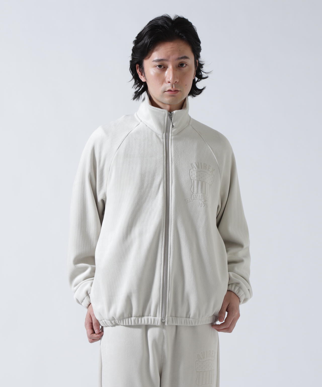 直営店限定》CALL BONDING TRACK JACKET ”EMBLEM” | AVIREX