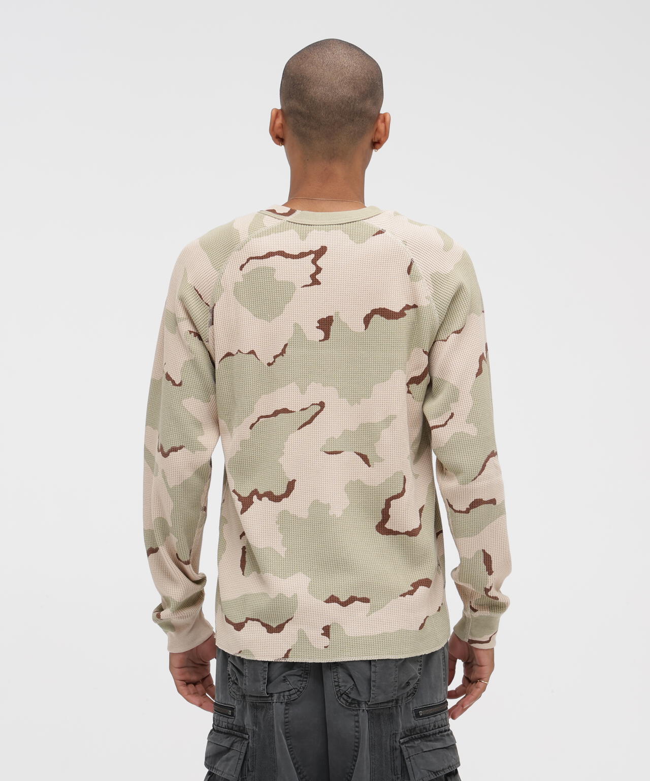 《直営店限定》MINI WAFFLE CAMO RAGLAN L/S T-SHIRT