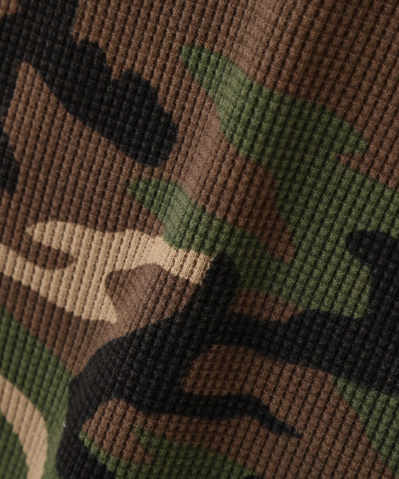 直営店限定》MINI WAFFLE CAMO RAGLAN L/S T-SHIRT | AVIREX