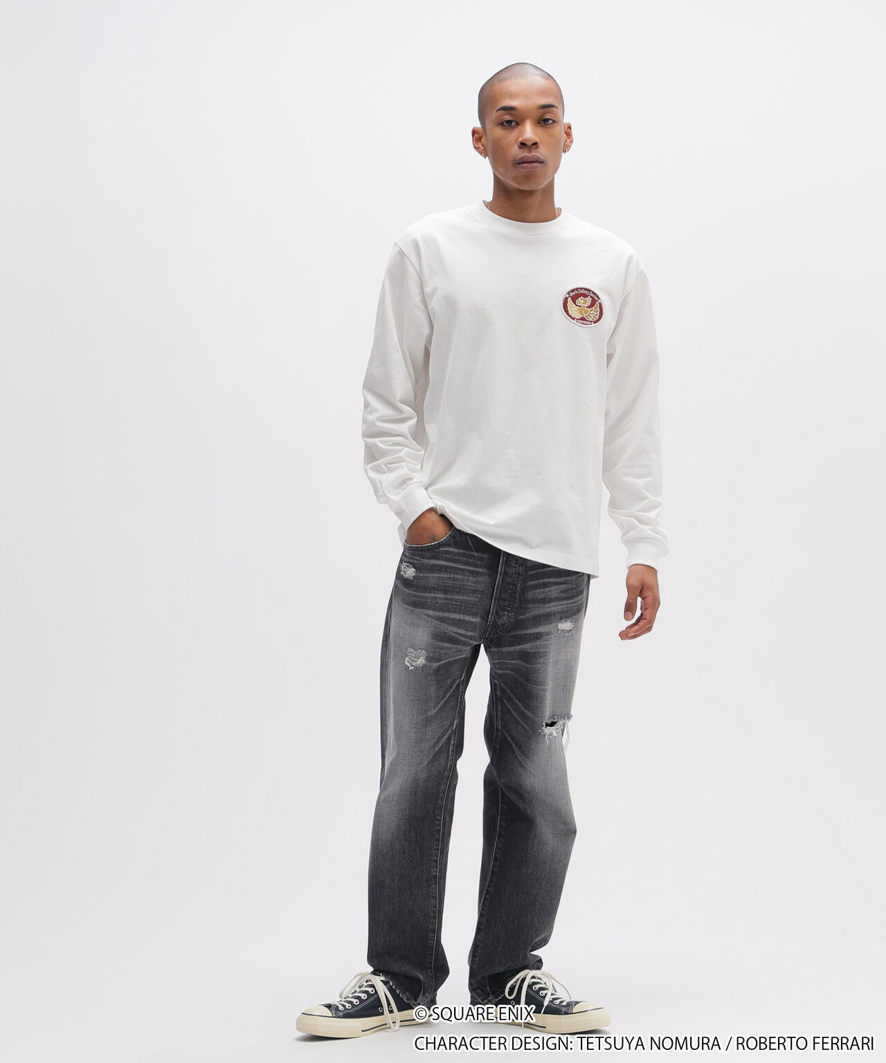 AVIREX × FINAL FANTASY VII REMAKE》L/S T-SHIRT ”SAM'S