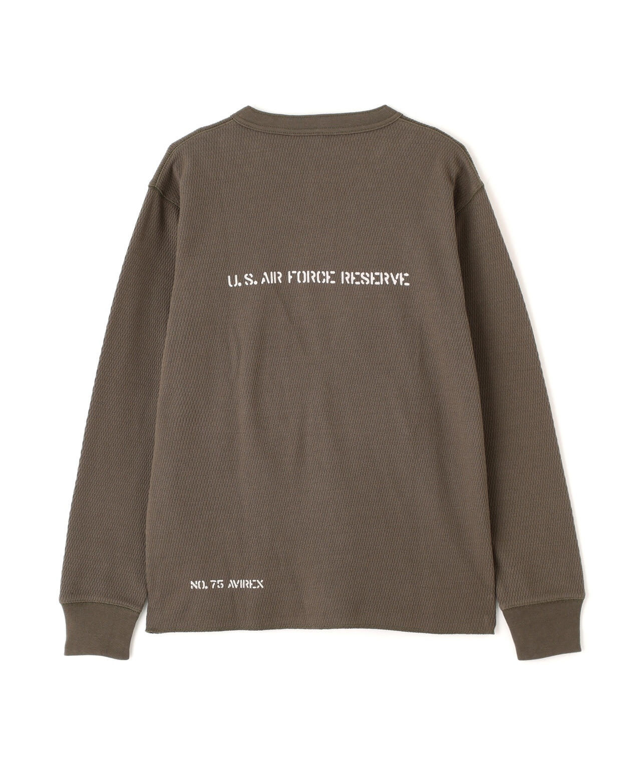 《WEB&DEPOT限定》STENCIL HONEYCOMB HENRY NECK L/S T-SHIRT