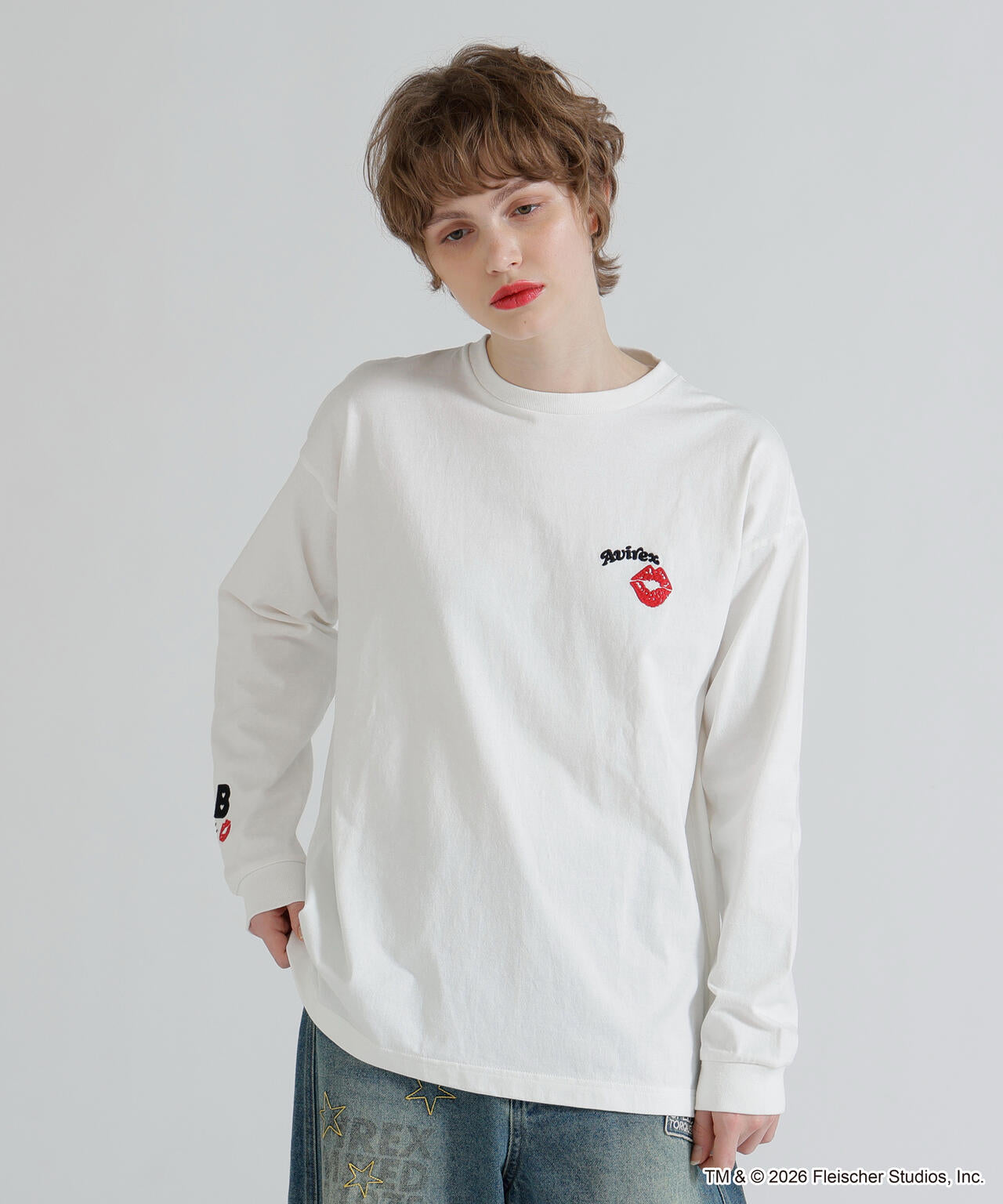 AVIREX × Betty Boop》LONG SLEEVE T-SHIRT | AVIREX（アヴィレックス