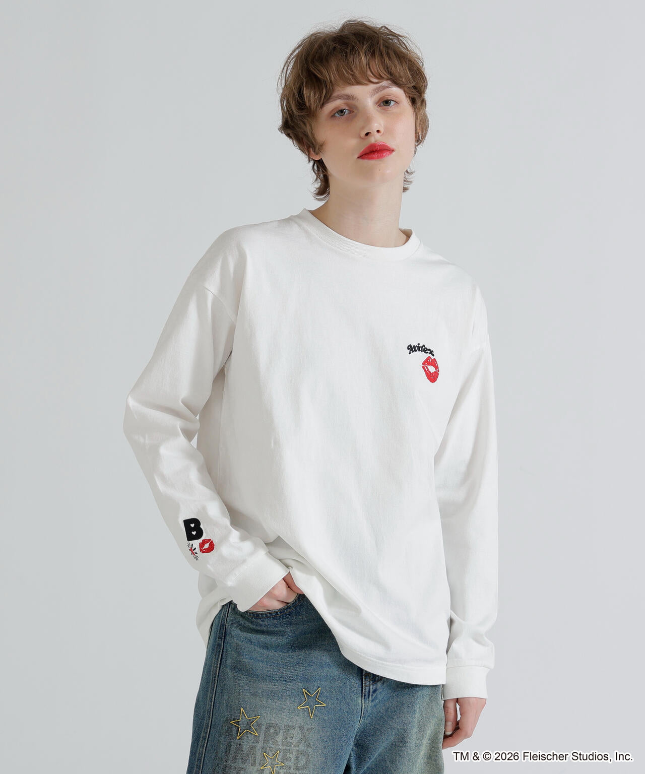 AVIREX × Betty Boop》LONG SLEEVE T-SHIRT | AVIREX（アヴィレックス