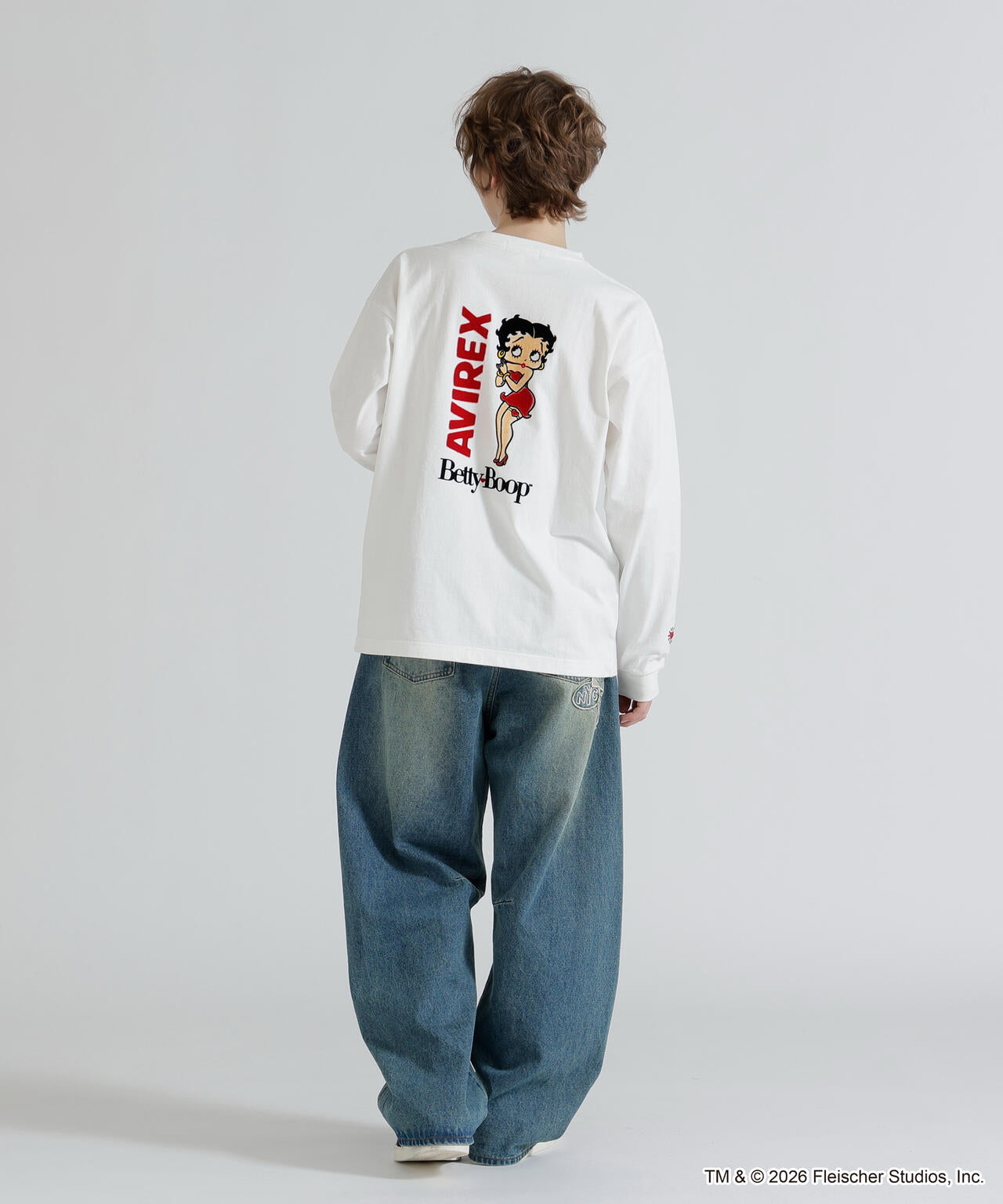 AVIREX × Betty Boop》LONG SLEEVE T-SHIRT | AVIREX（アヴィレックス