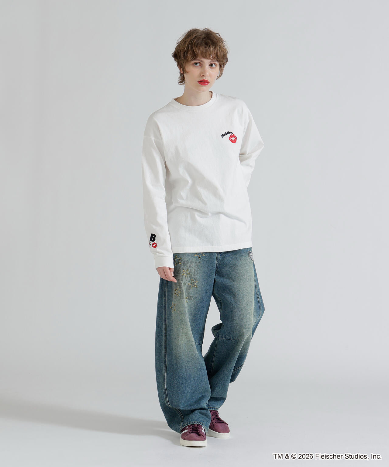 AVIREX × Betty Boop》LONG SLEEVE T-SHIRT | AVIREX（アヴィレックス