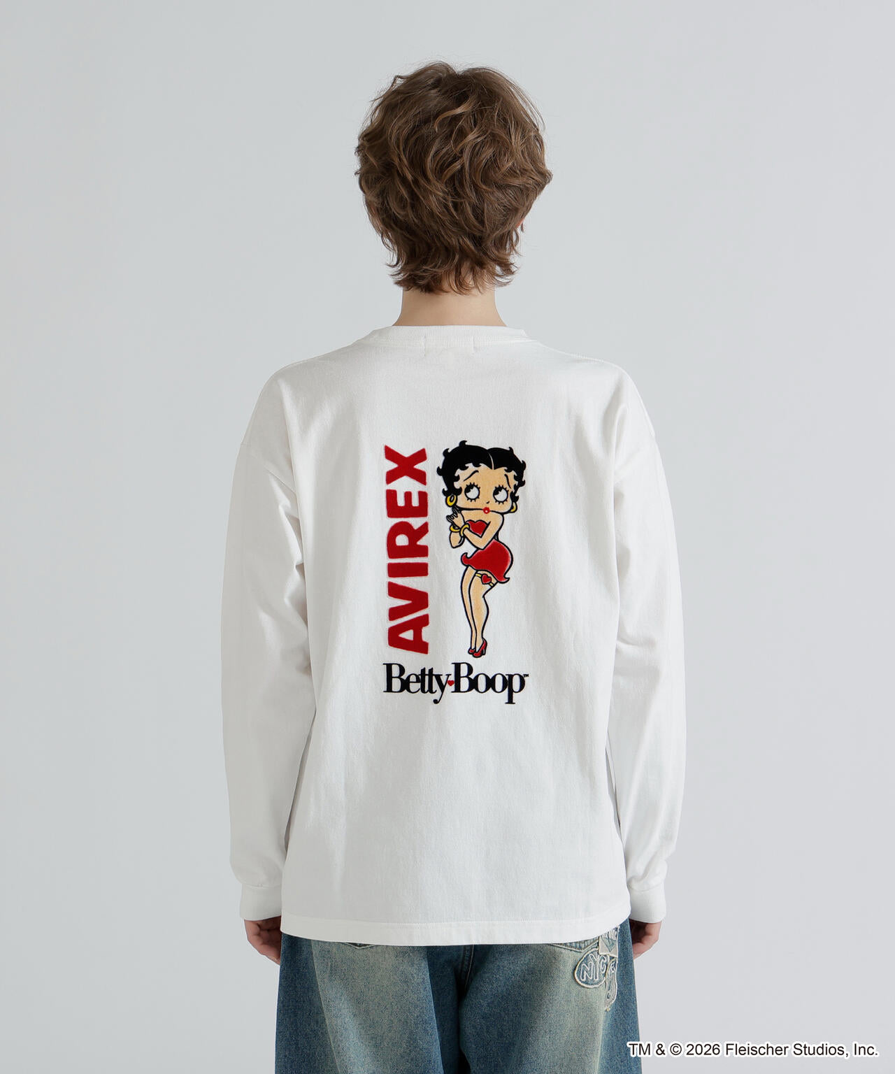AVIREX × Betty Boop》LONG SLEEVE T-SHIRT | AVIREX（アヴィレックス