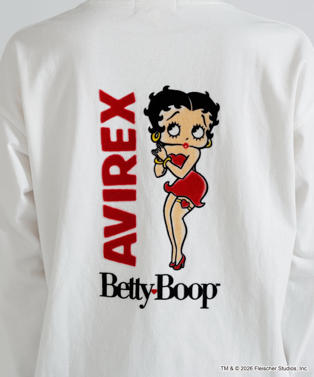 AVIREX × Betty Boop》LONG SLEEVE T-SHIRT | AVIREX（アヴィレックス