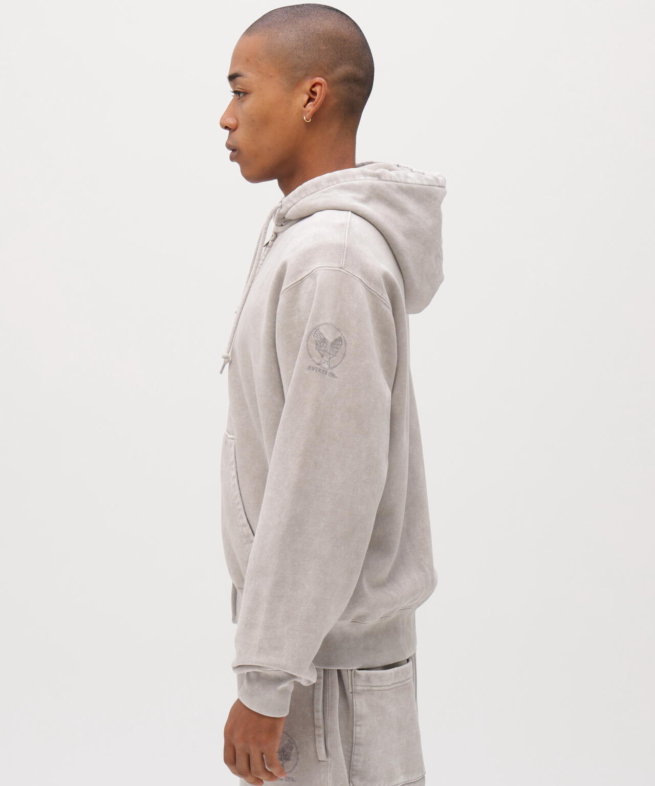 ACID WASH ZIP UP HOODIE | AVIREX（アヴィレックス） ｜【公式】通販