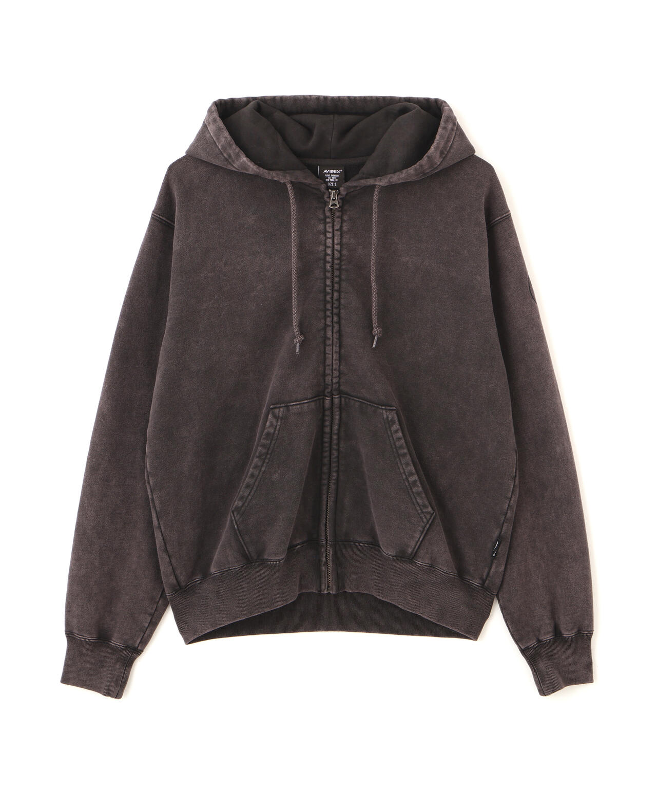 ACID WASH ZIP UP HOODIE | AVIREX（アヴィレックス） ｜【公式】通販