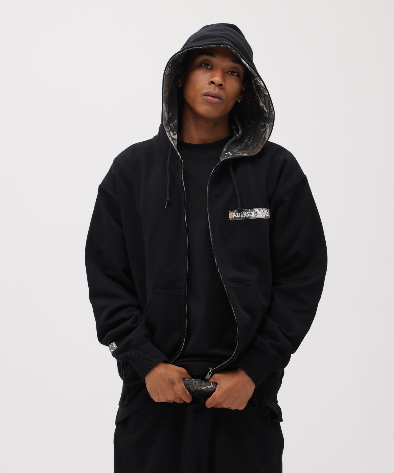 ZIP UP HOODIE ”REAL TREE CAMO”