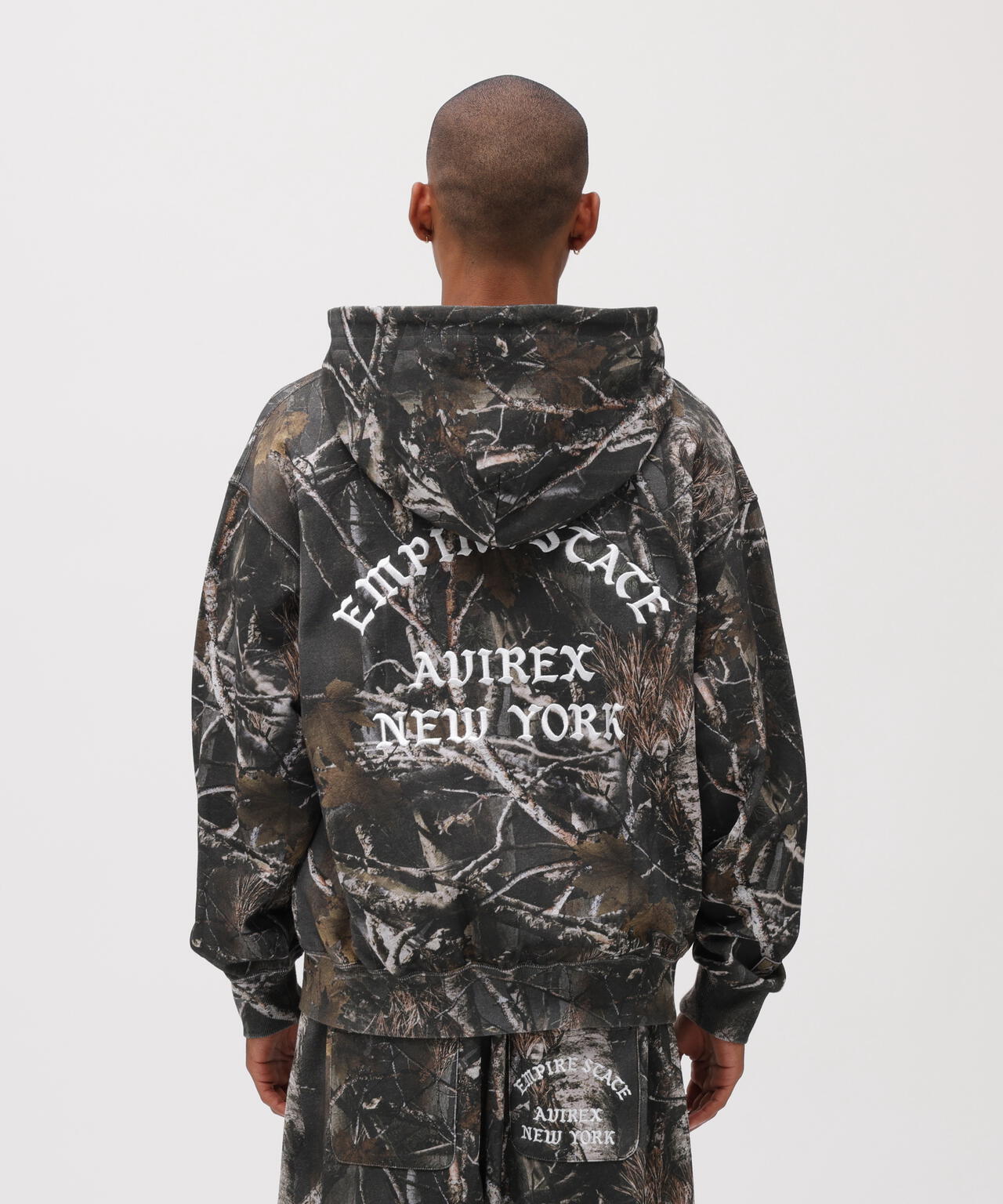 ZIP UP HOODIE ”REAL TREE CAMO”
