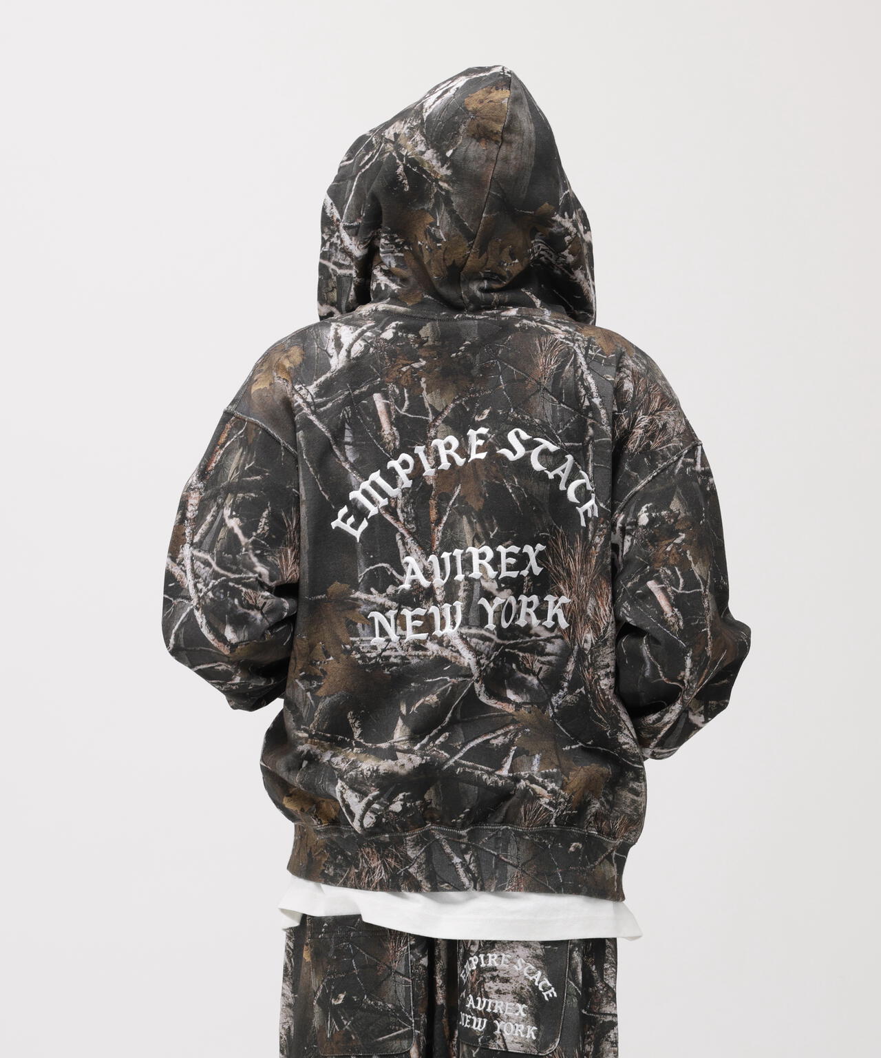 ZIP UP HOODIE ”REAL TREE CAMO”