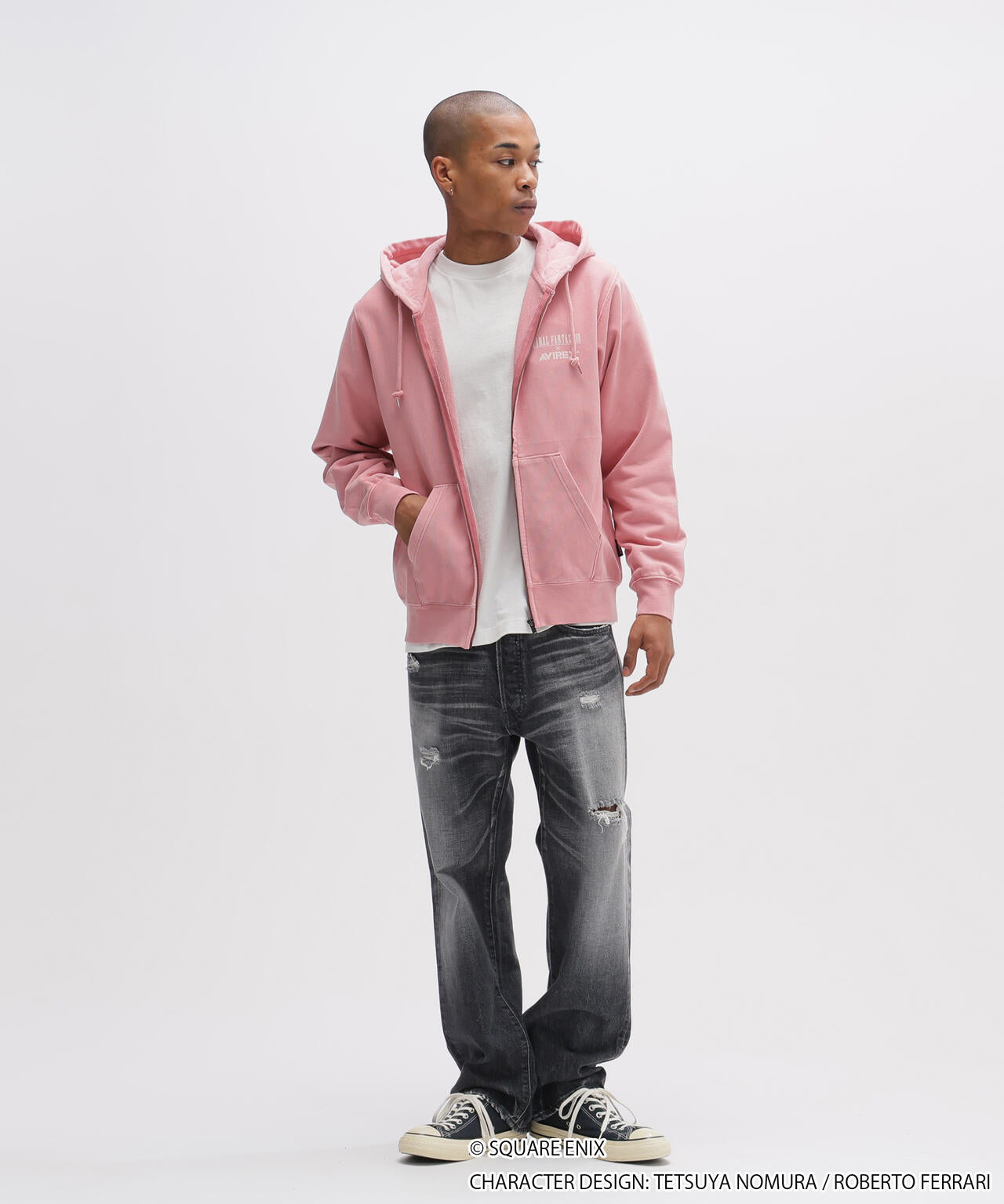 《AVIREX × FINAL FANTASY VII REMAKE》ZIP UP HOODIE ”CHOCOBO”
