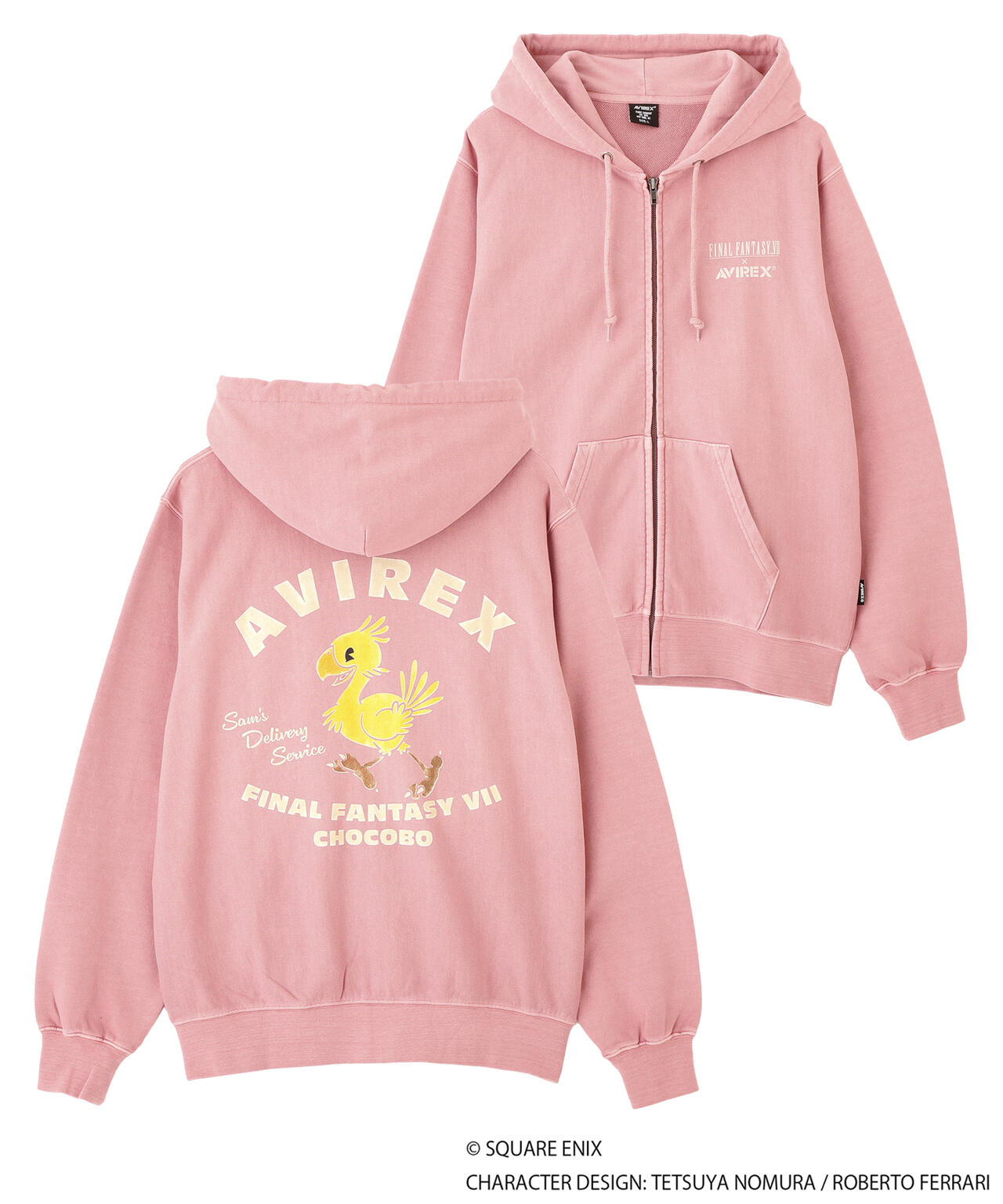 《AVIREX × FINAL FANTASY VII REMAKE》ZIP UP HOODIE ”CHOCOBO”