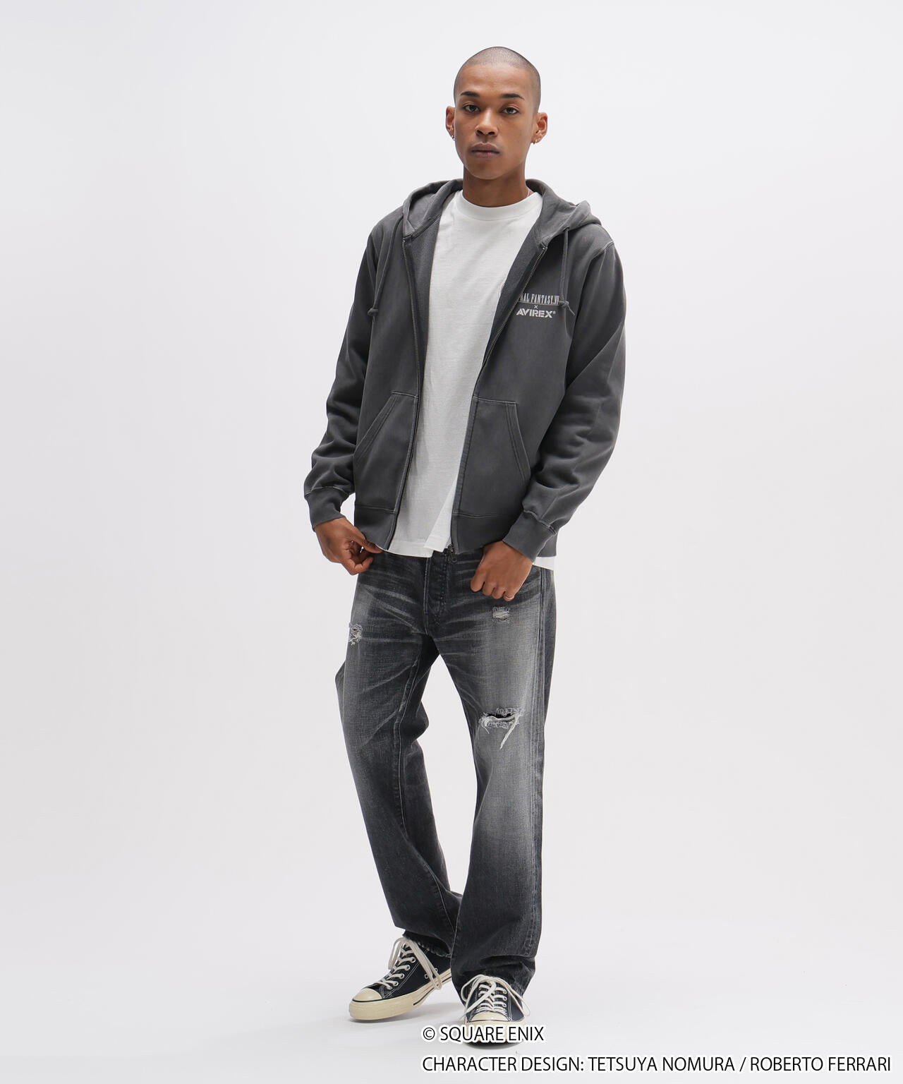《AVIREX × FINAL FANTASY VII REMAKE》ZIP UP HOODIE ”CHOCOBO”