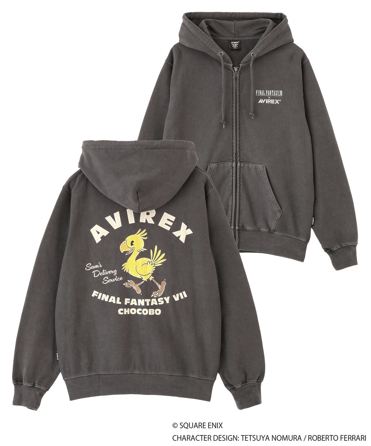 《AVIREX × FINAL FANTASY VII REMAKE》ZIP UP HOODIE ”CHOCOBO”