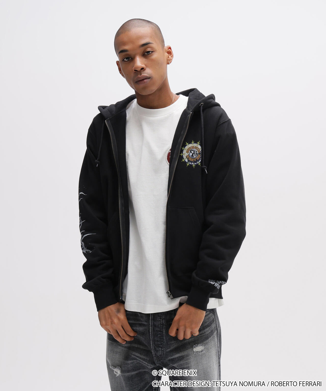 《AVIREX × FINAL FANTASY VII REMAKE》ZIP UP HOODIE ”SEVENTH HEAVEN”