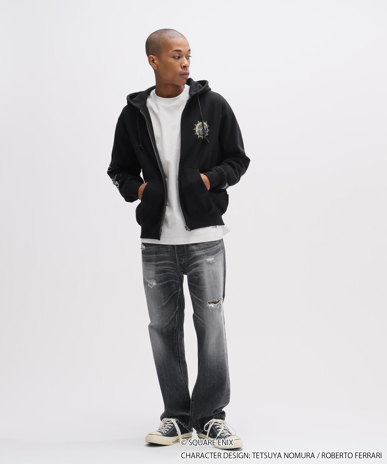 《AVIREX × FINAL FANTASY VII REMAKE》ZIP UP HOODIE ”SEVENTH HEAVEN”