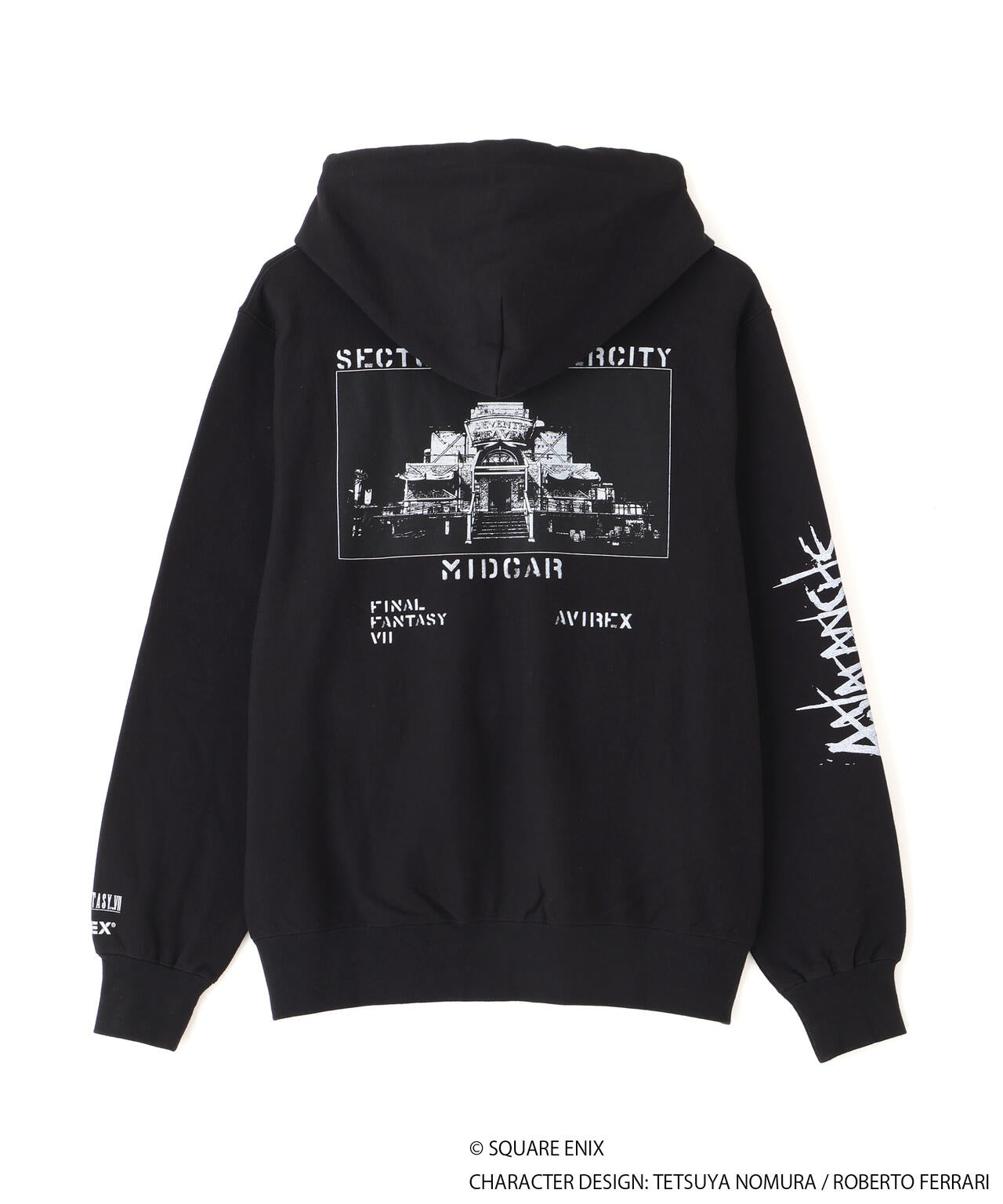 AVIREX × FINAL FANTASY VII REMAKE》ZIP UP HOODIE ”SEVENTH HEAVEN