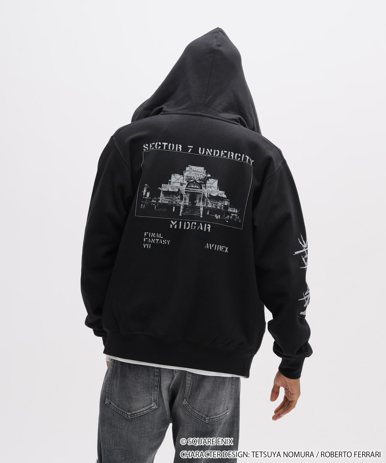 《AVIREX × FINAL FANTASY VII REMAKE》ZIP UP HOODIE ”SEVENTH HEAVEN”