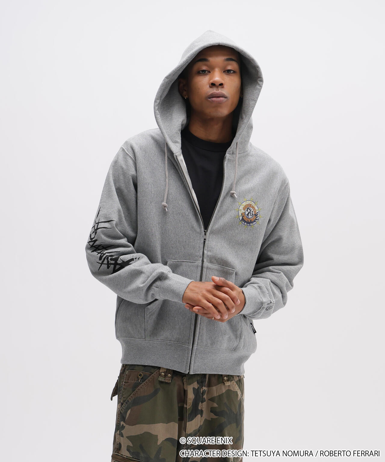 AVIREX × FINAL FANTASY VII REMAKE》ZIP UP HOODIE ”SEVENTH HEAVEN