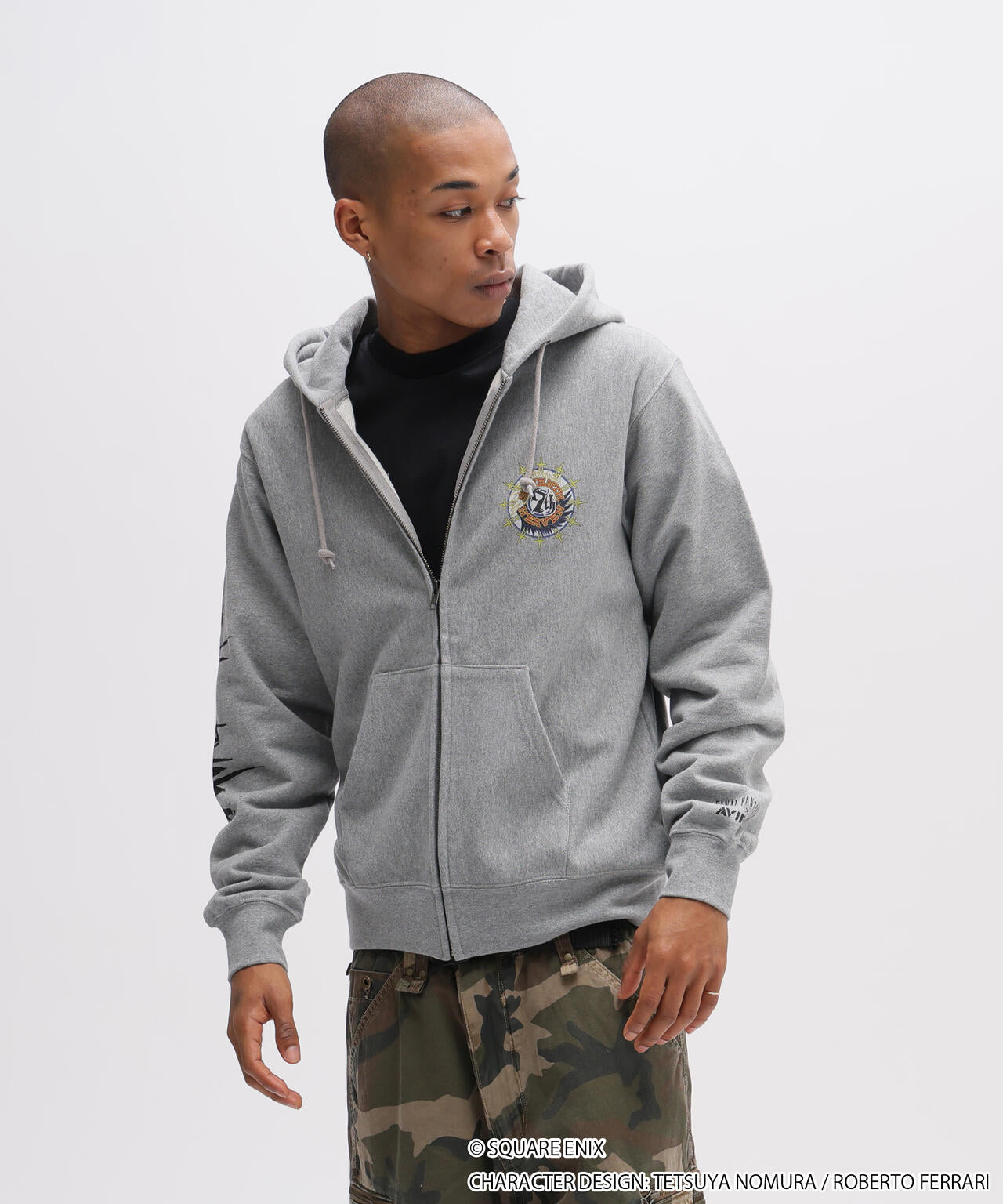 AVIREX × FINAL FANTASY VII REMAKE》ZIP UP HOODIE ”SEVENTH HEAVEN