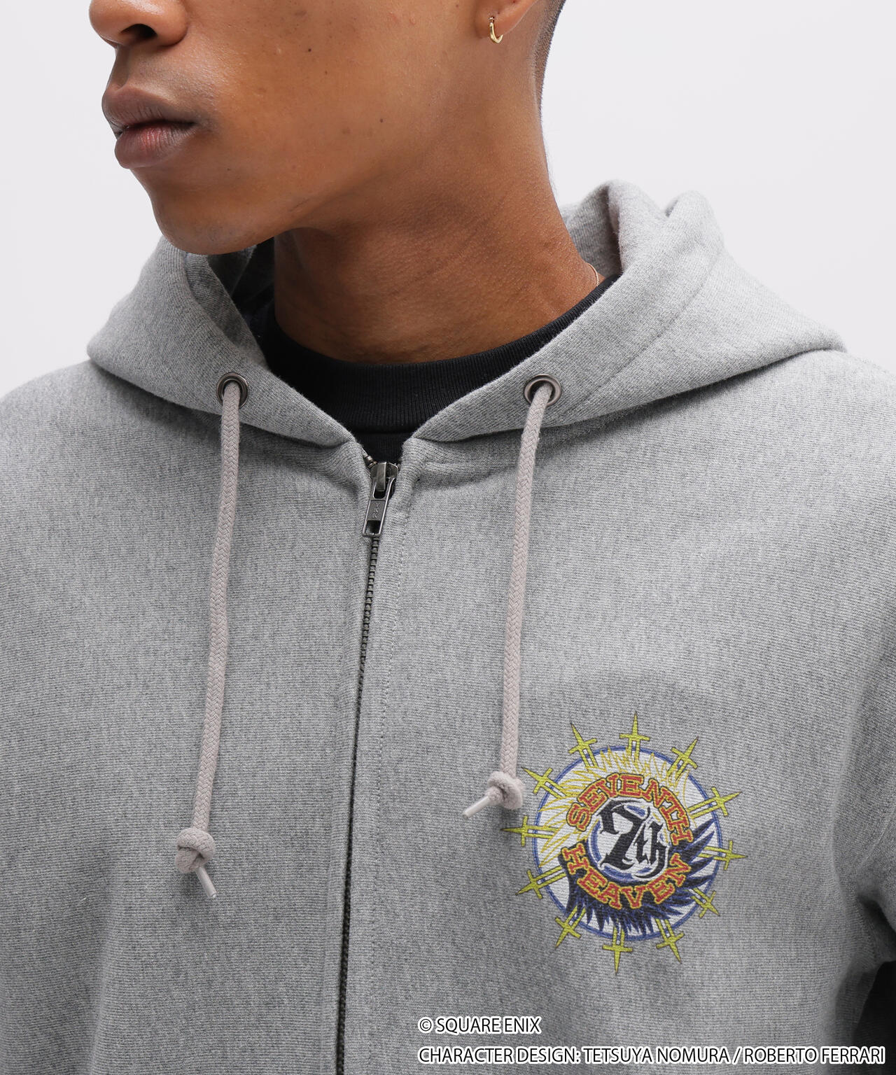 AVIREX × FINAL FANTASY VII REMAKE》ZIP UP HOODIE ”SEVENTH HEAVEN