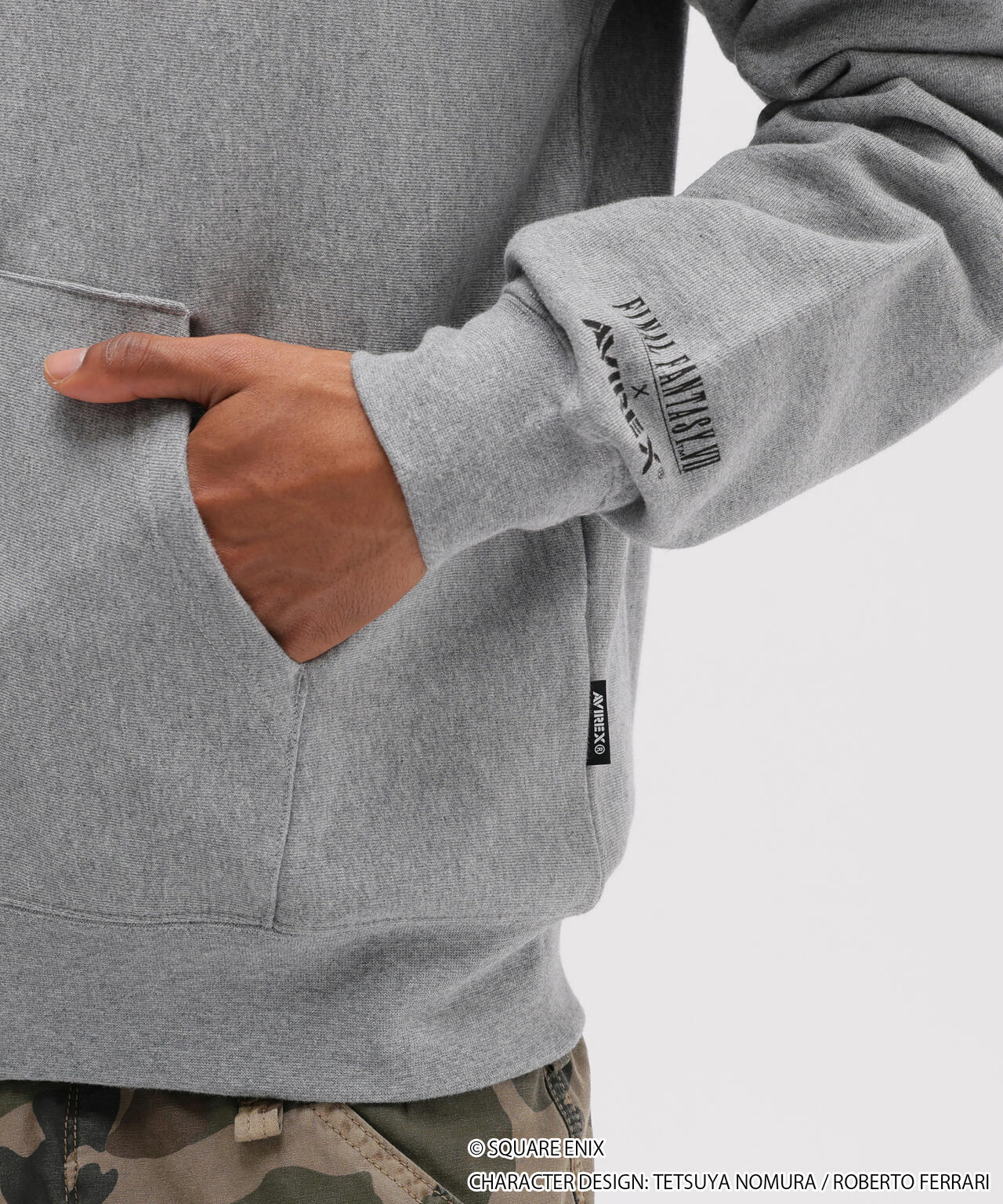 AVIREX × FINAL FANTASY VII REMAKE》ZIP UP HOODIE ”SEVENTH HEAVEN