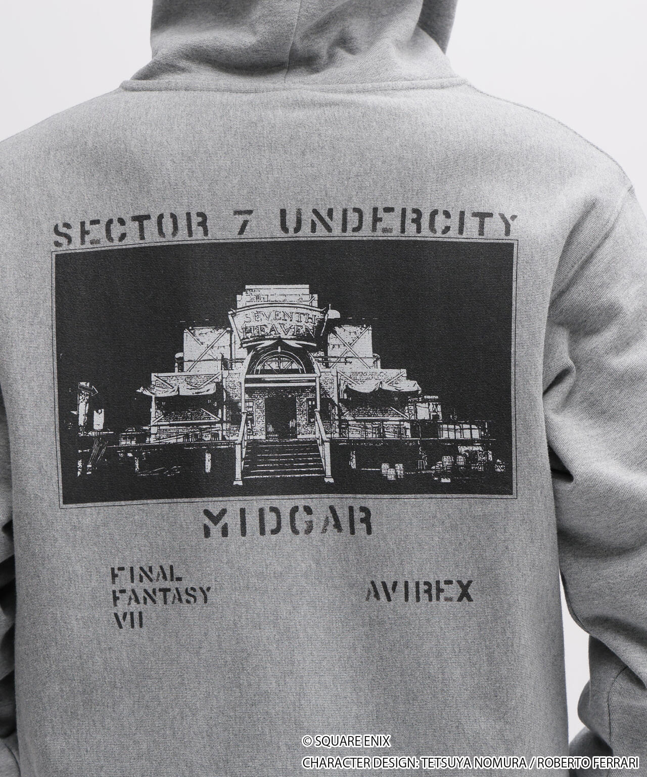 AVIREX × FINAL FANTASY VII REMAKE》ZIP UP HOODIE ”SEVENTH HEAVEN