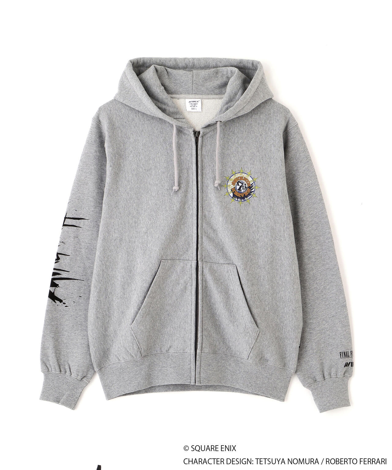 《AVIREX × FINAL FANTASY VII REMAKE》ZIP UP HOODIE ”SEVENTH HEAVEN”