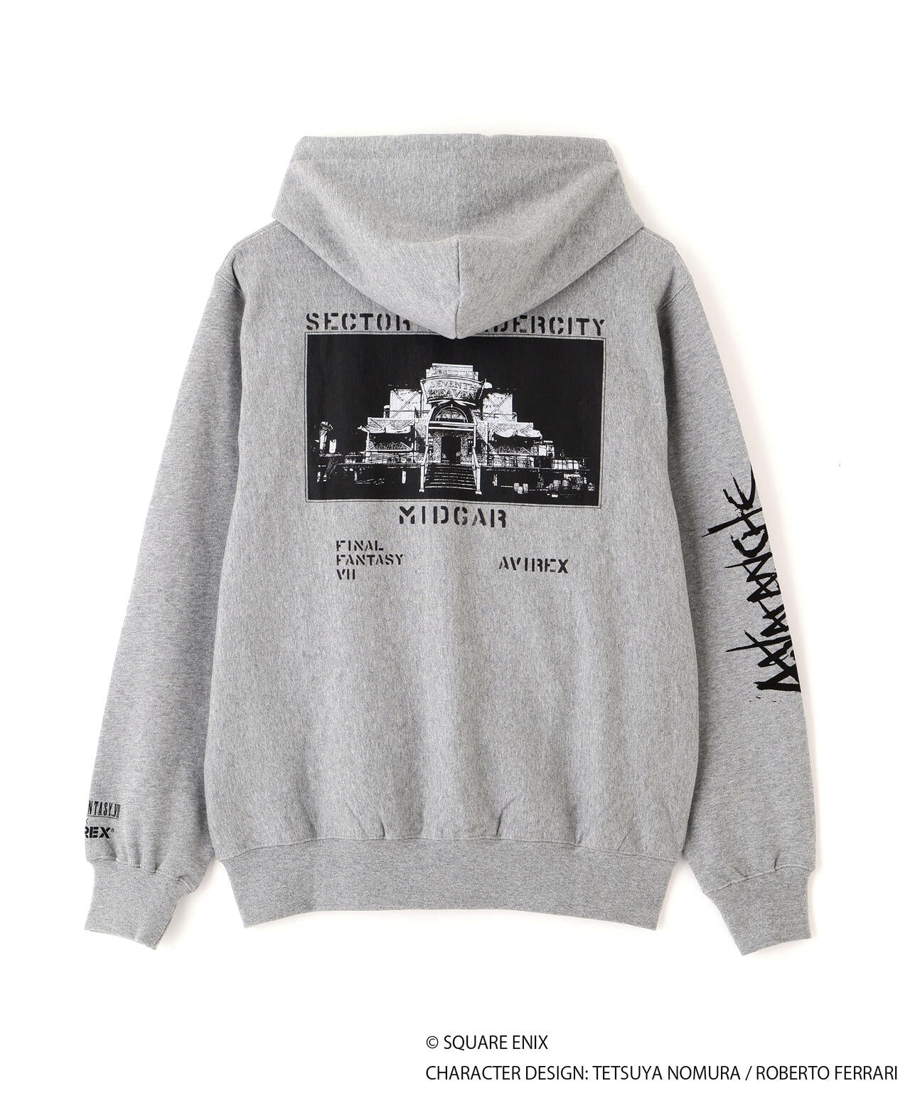 AVIREX × FINAL FANTASY VII REMAKE》ZIP UP HOODIE ”SEVENTH HEAVEN