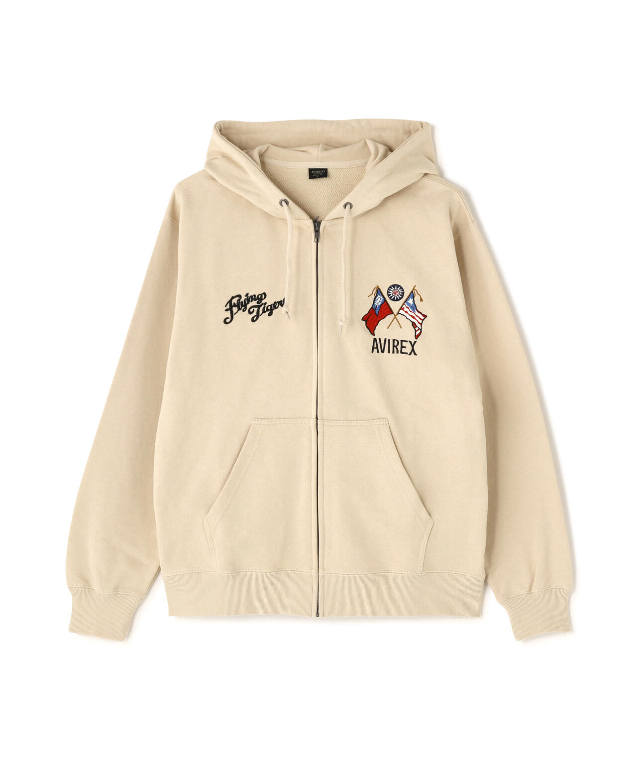 WEB&DEPOT限定》EMB F-TIGERS ZIP UP HOODIE | AVIREX（アヴィレックス