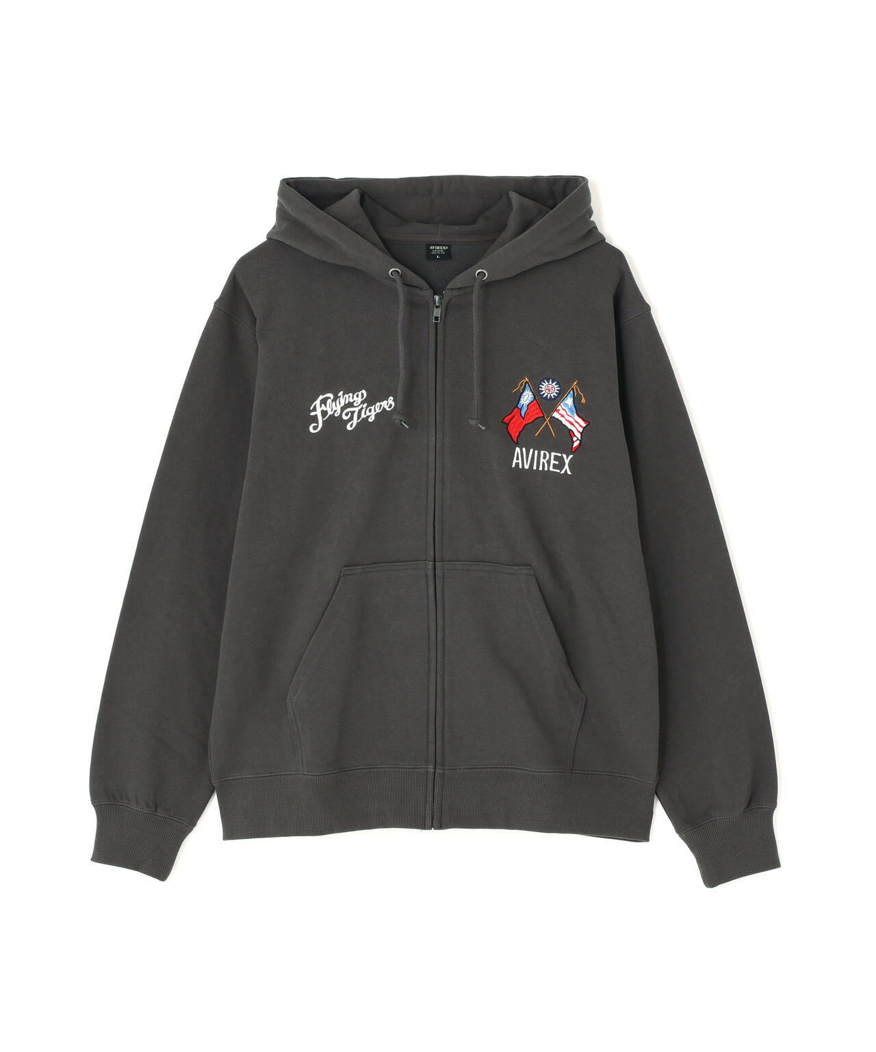 WEB&DEPOT限定》EMB F-TIGERS ZIP UP HOODIE | AVIREX（アヴィレックス
