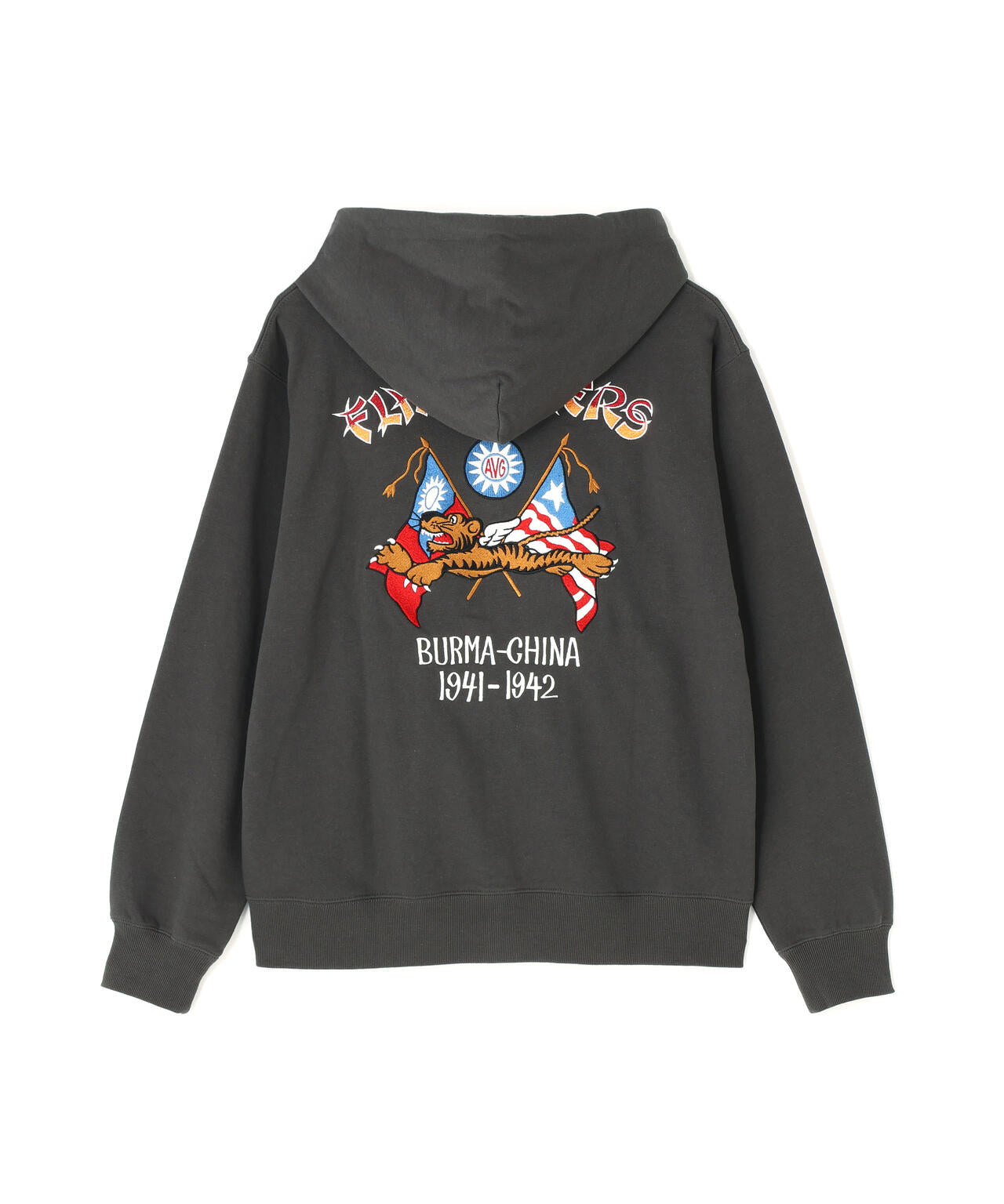 WEB&DEPOT限定》EMB F-TIGERS ZIP UP HOODIE | AVIREX（アヴィレックス