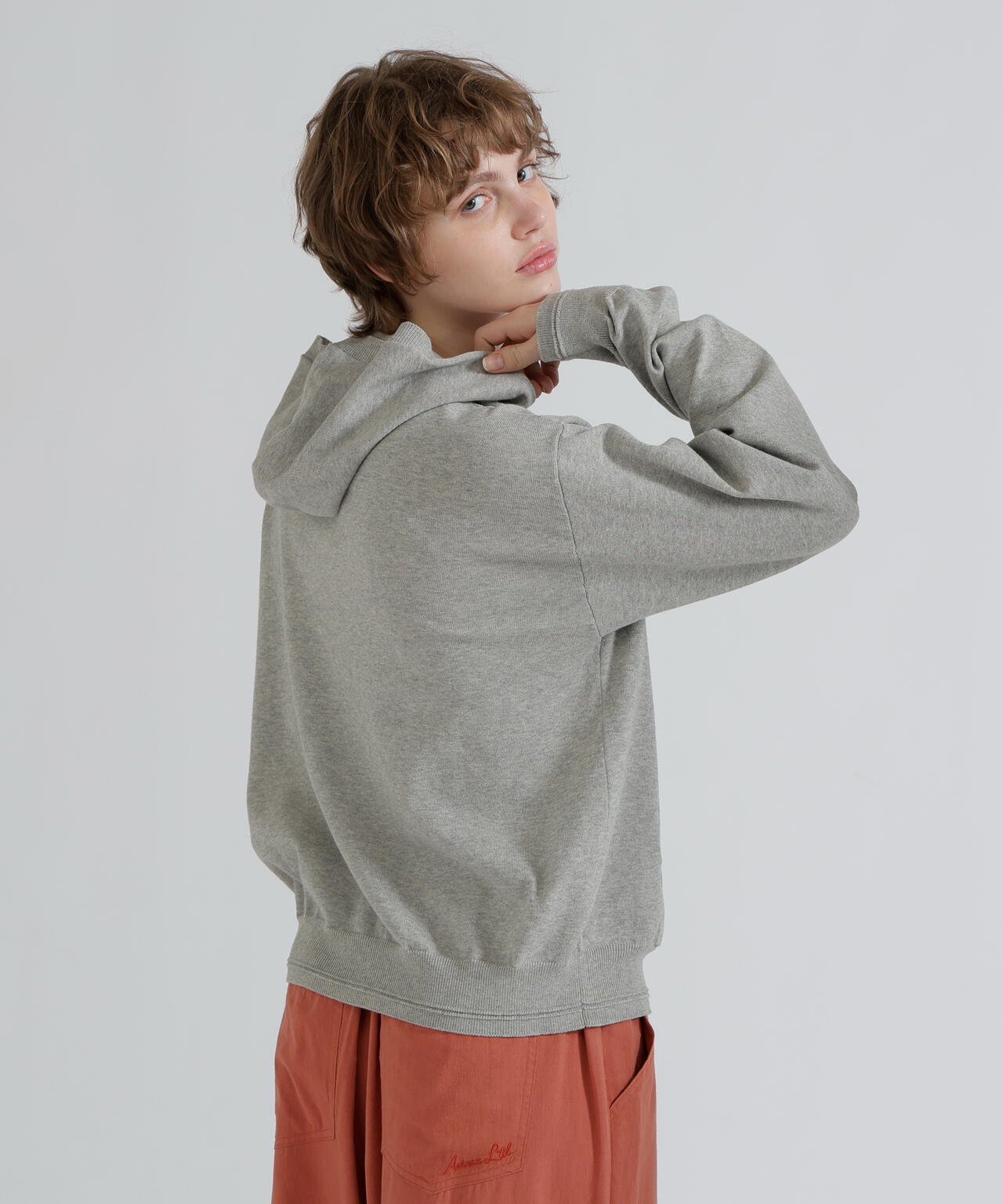 WOMAN》SWEAT LOOK KNIT HOODIE | AVIREX（アヴィレックス） ｜【公式