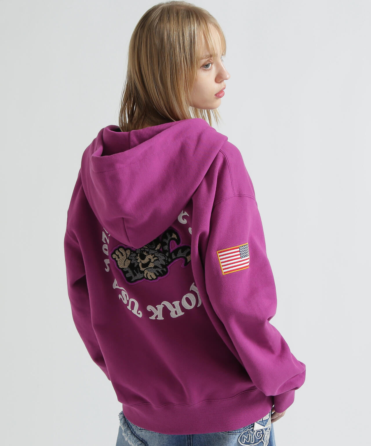 WOMAN》SAGARA CIRCLE LOGO TOMCAT ZIP PARKA | AVIREX
