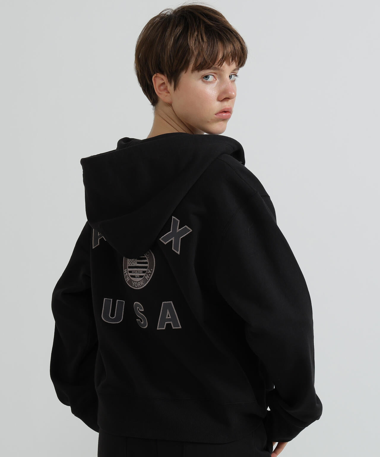《WOMAN/直営店限定》VARSITY FLAG PARKA