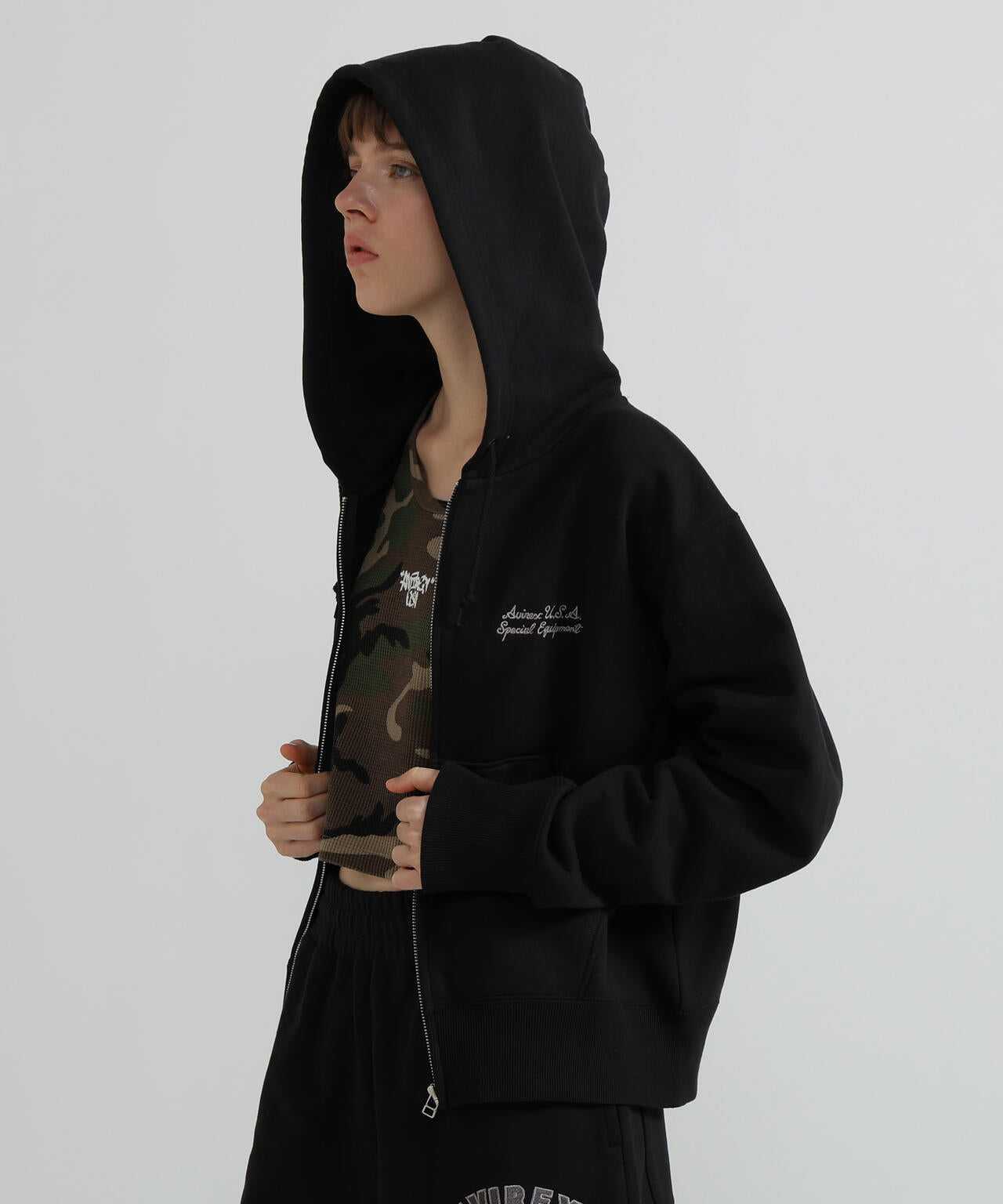 《WOMAN/直営店限定》VARSITY FLAG PARKA
