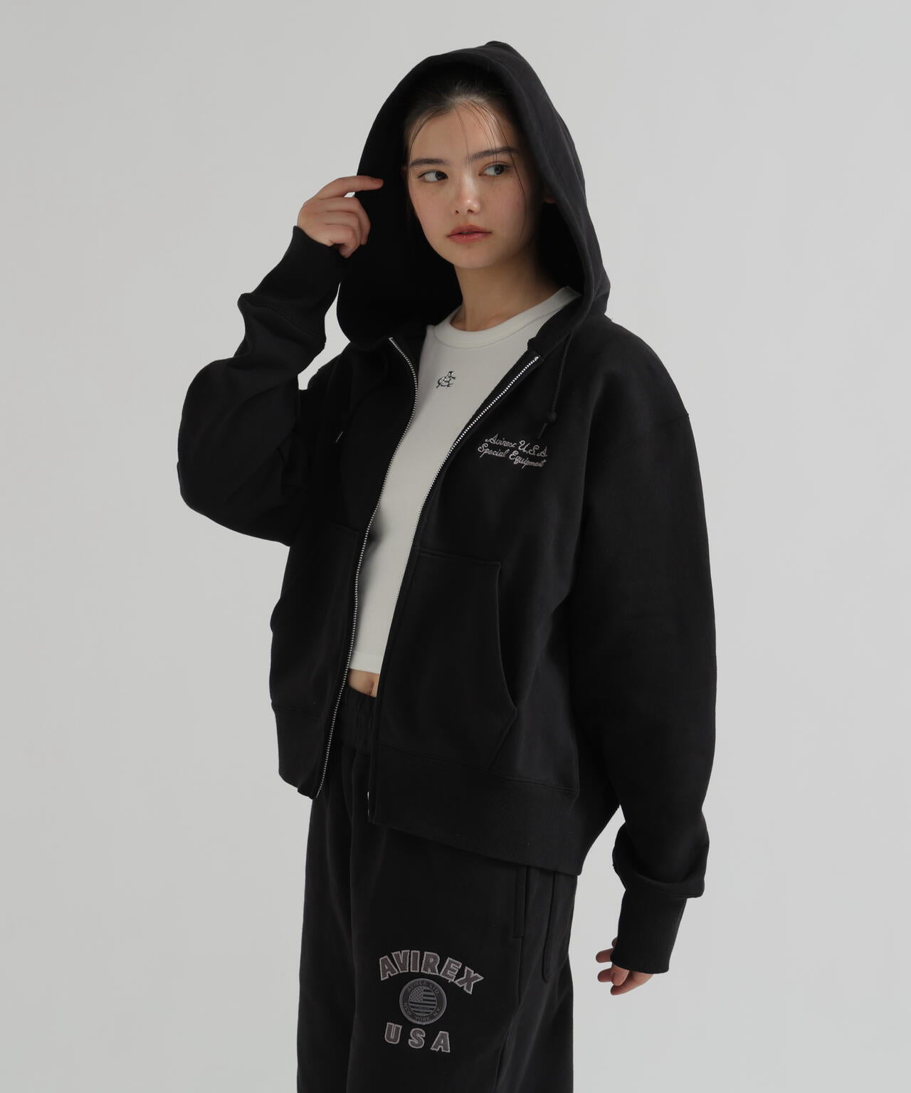 《WOMAN/直営店限定》VARSITY FLAG PARKA