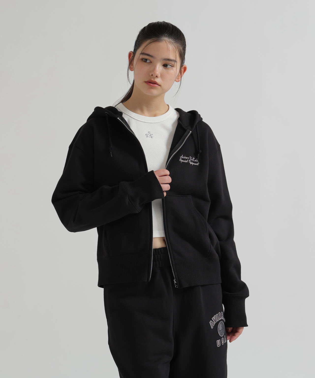 《WOMAN/直営店限定》VARSITY FLAG PARKA