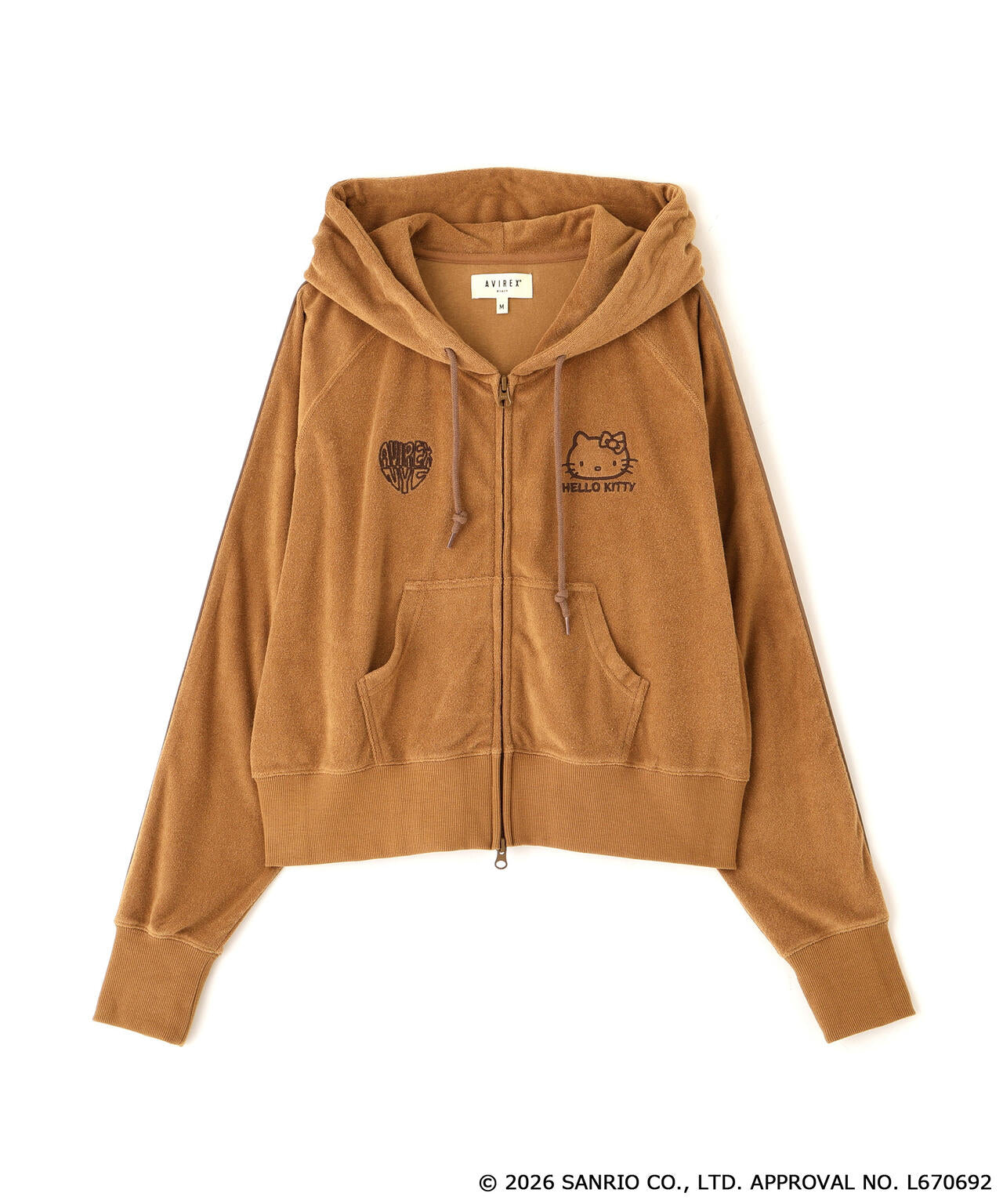 AVIREX × HELLO KITTY パイルパーカー AVIREX×HELLO KITTY》PILE PARKA | AVIREX（アヴィレックス） ｜【公式