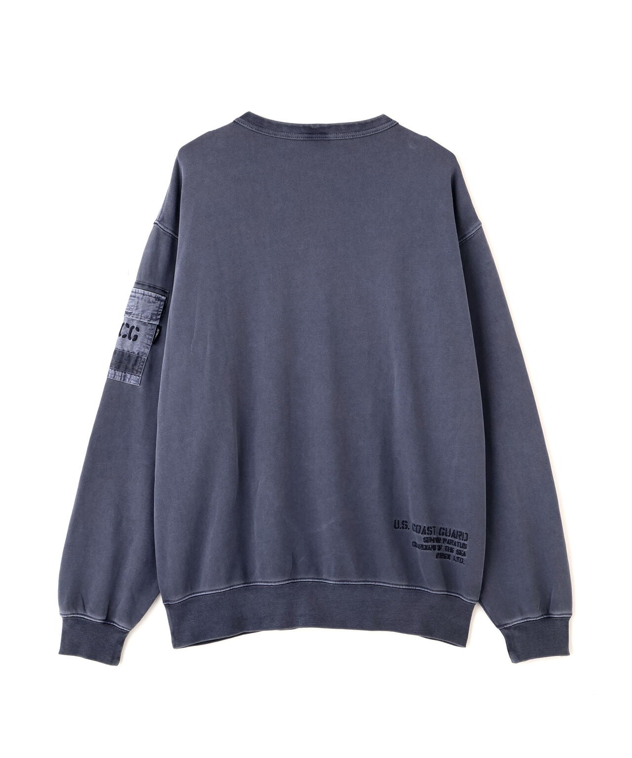 FADED MIL.POCKET CREWNECK SWEAT | AVIREX（アヴィレックス