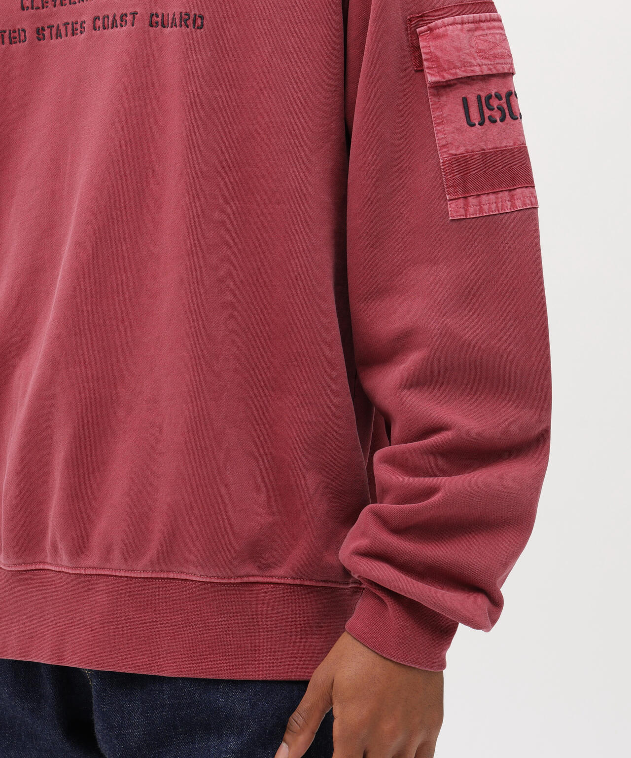 FADED MIL.POCKET CREWNECK SWEAT | AVIREX（アヴィレックス