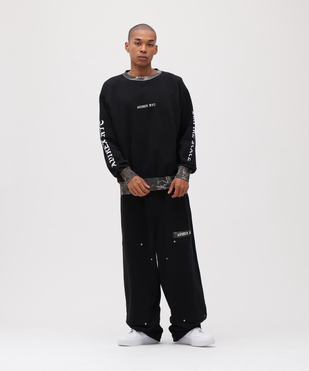 CREW NECK SWEAT ”REAL TREE CAMO” | AVIREX（アヴィレックス