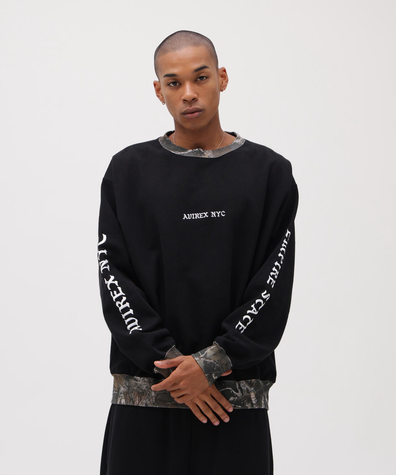 CREW NECK SWEAT ”REAL TREE CAMO”