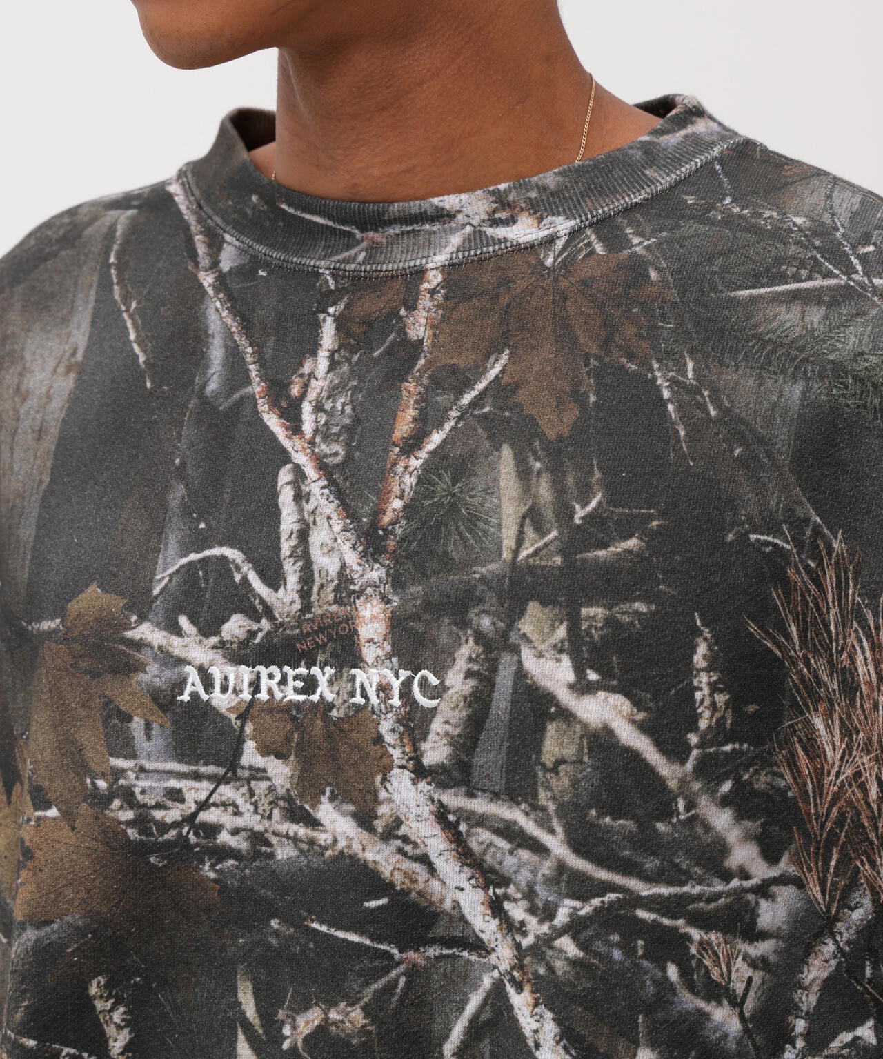 CREW NECK SWEAT ”REAL TREE CAMO” | AVIREX（アヴィレックス