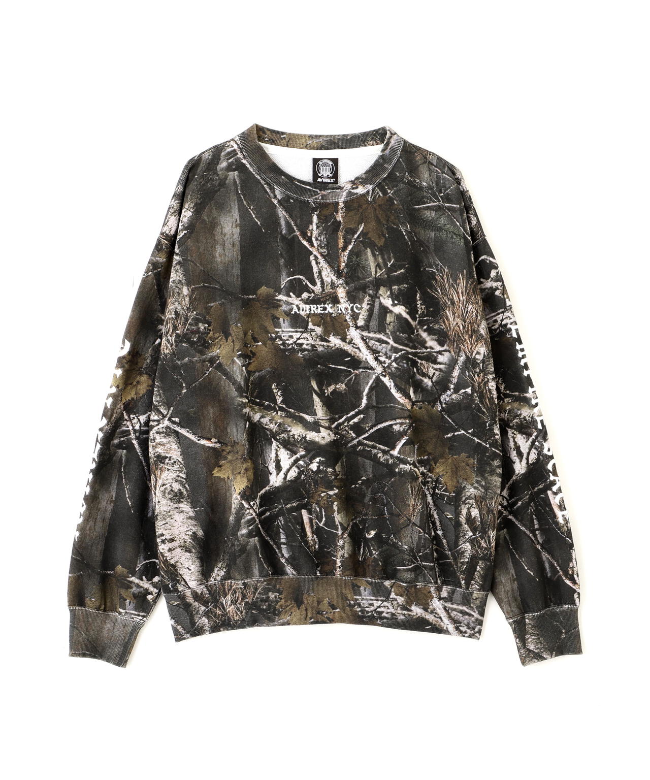 CREW NECK SWEAT ”REAL TREE CAMO” | AVIREX（アヴィレックス